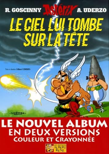 jaquette livre Astérix Tome 33 - Le Ciel Lui Tombe Sur La Tête