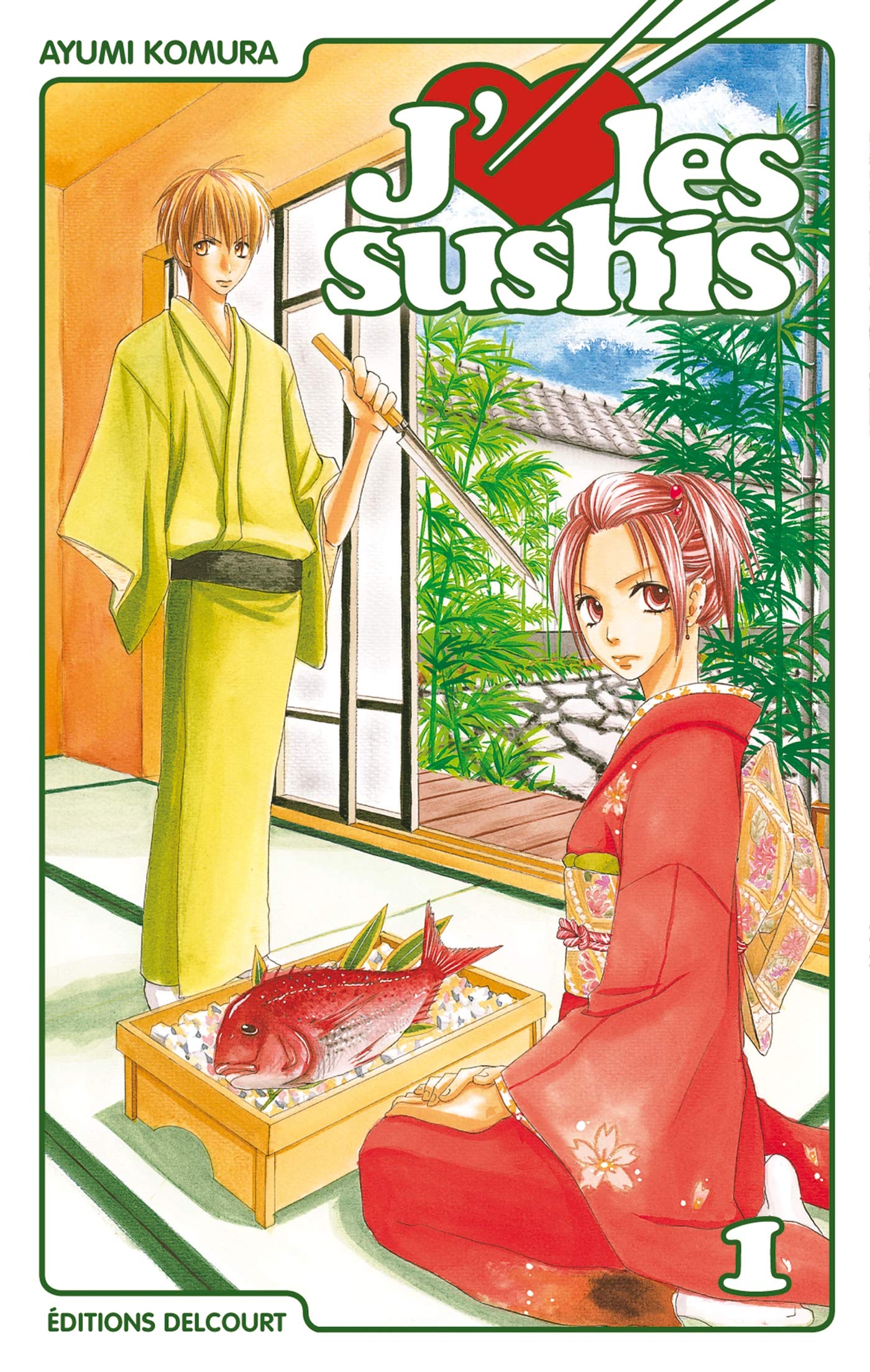 jaquette livre J'aime les sushis Vol.1