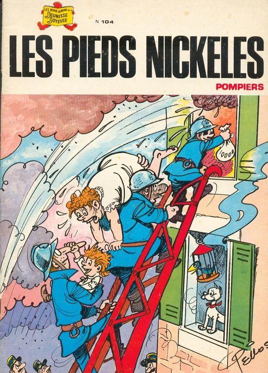 jaquette livre Les pieds nickeles pompiers