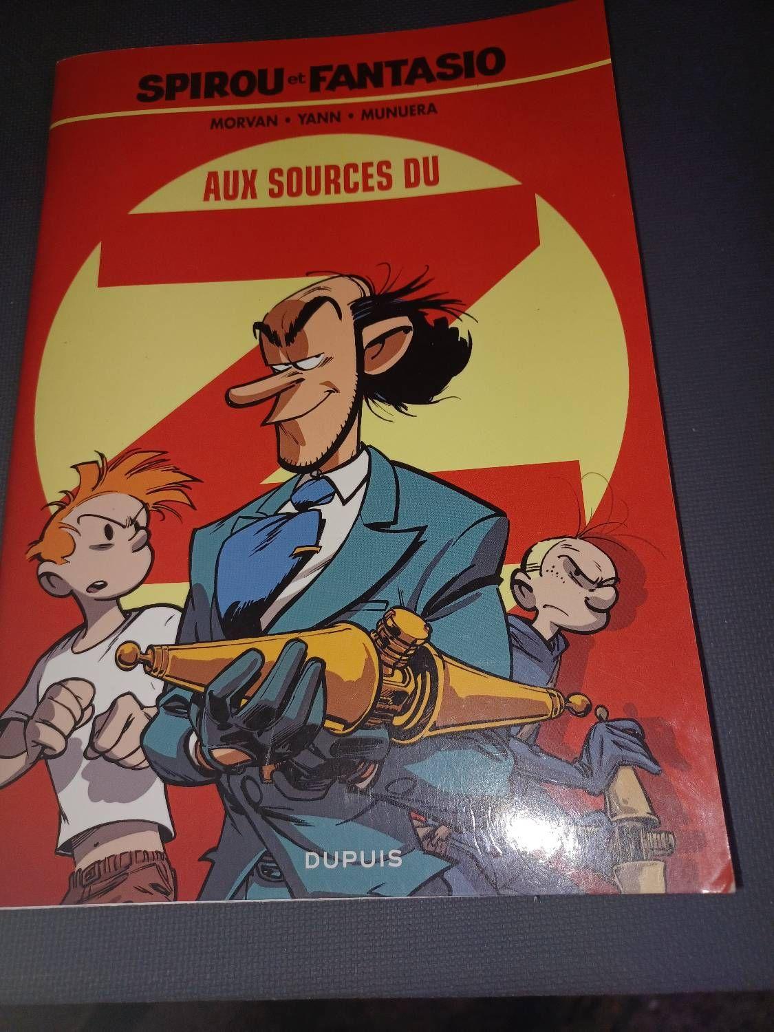 jaquette livre Spirou et Fantasio aux sources du Z