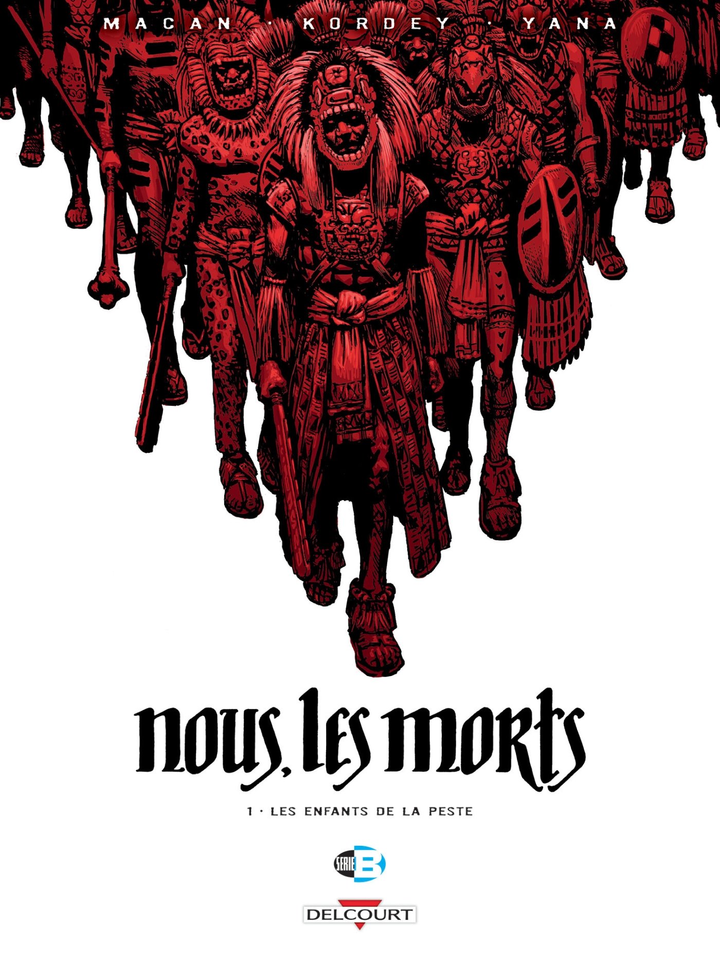 jaquette livre Nous, les morts T1 - Les Enfants de la peste