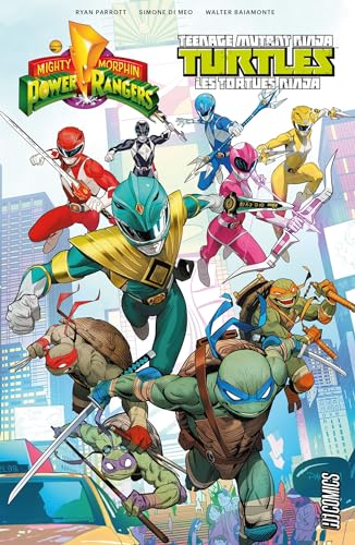 jaquette livre Mighty Morphin Power Rangers & Teenage Mutant Ninja Turtles