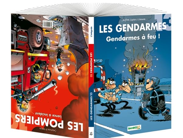 jaquette livre Les Gendarmes Tome 13 - Les Pompiers Tome 10