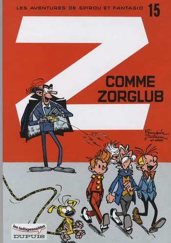 jaquette livre Les Aventures De Spirou Et Fantasio Tome 15 - Z Comme Zorglub
