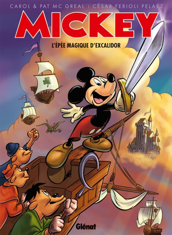 jaquette livre Mickey - L'Épée Magique d'Excalidor