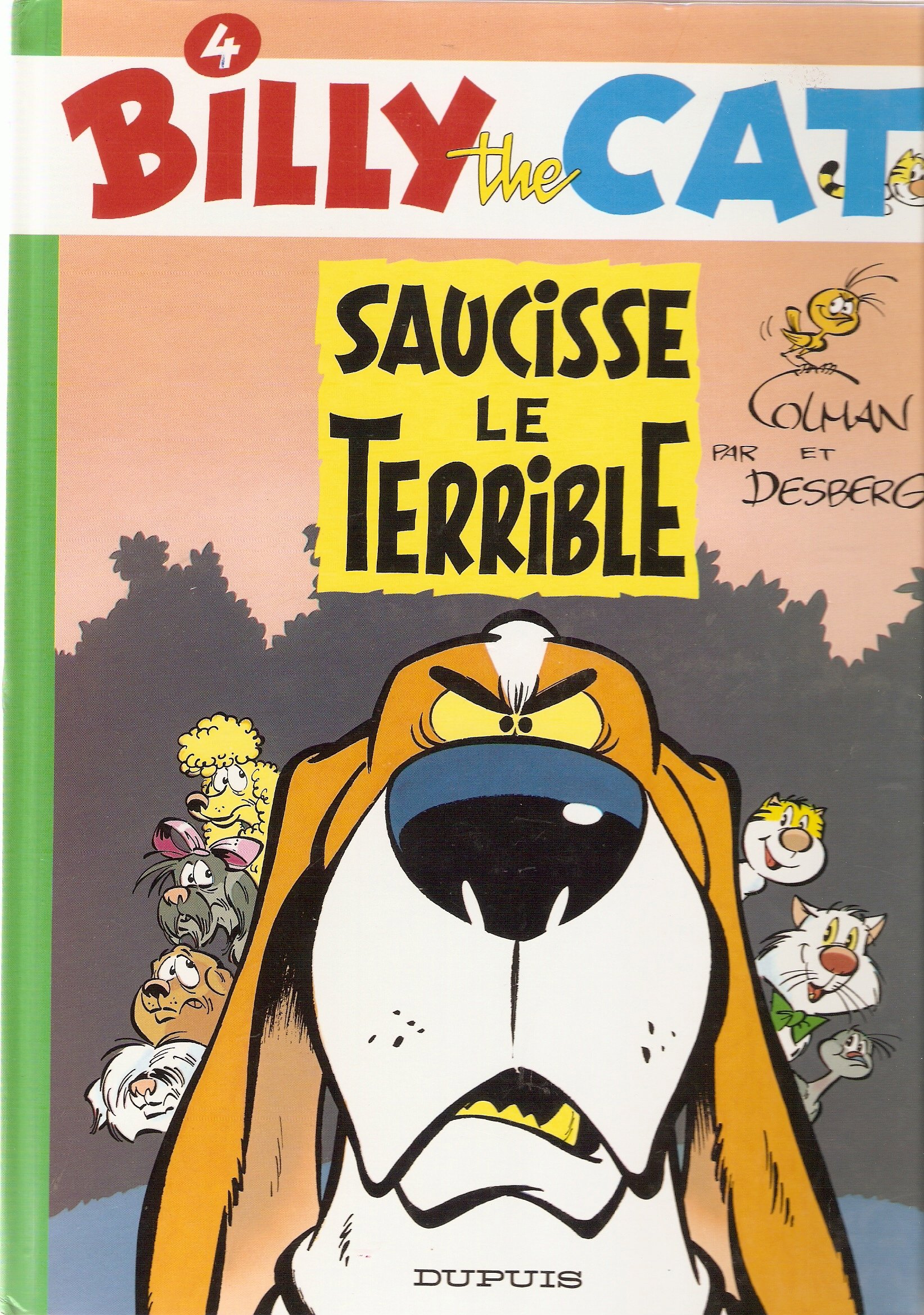 jaquette livre Billy the Cat, tome 4 : Saucisse le terrible