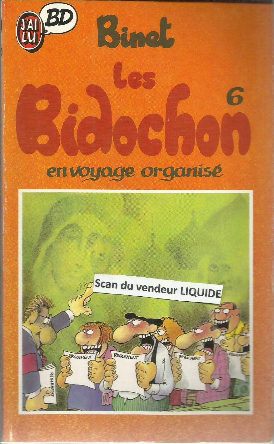 jaquette livre Les Bidochon, tome 6 : en voyage organisé