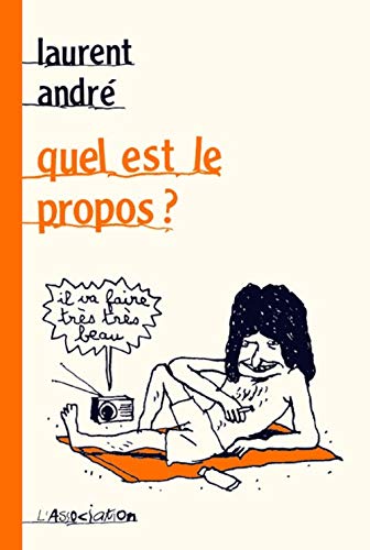 jaquette livre Quel Est Le Propos ?