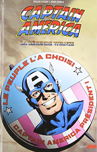 jaquette livre Captain America - La Légende Vivante