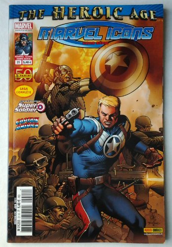 jaquette livre MARVEL ICONS HORS SÉRIE STEVE ROGERS - SUPER-SOLDAT - Volume 21