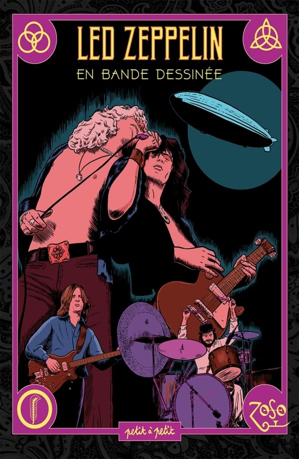 jaquette livre Led Zeppelin - En Bandes Dessinées