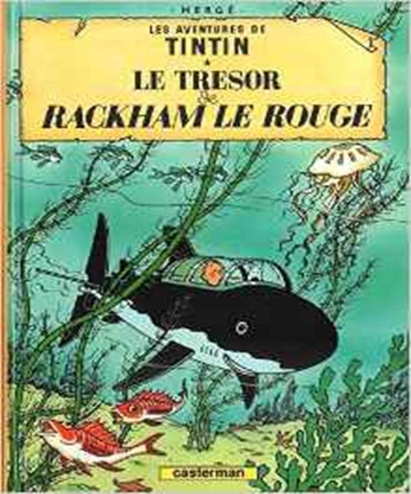 jaquette livre Les Aventures de Tintin, Tome 12 : Le trésor de Rackham le Rouge : Mini-album