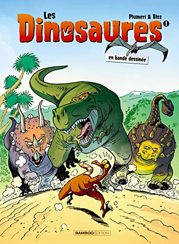 jaquette livre Les Dinosaures En Bande Dessinée Tome 1
