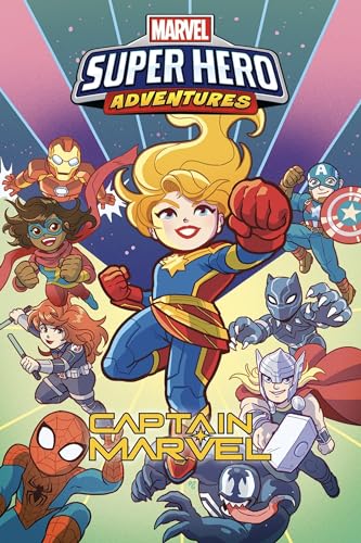 jaquette livre Marvel Super Hero Adventures - Captain Marvel