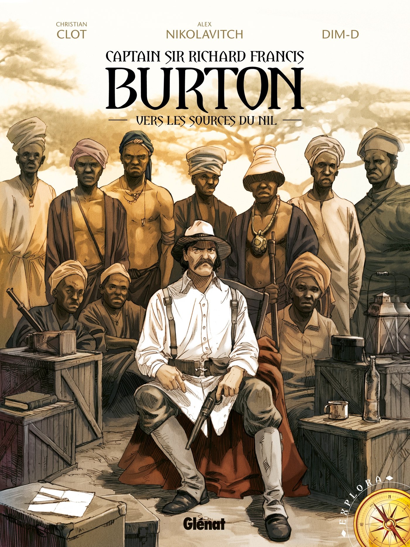 jaquette livre Burton - Tome 01: Vers les sources du Nil