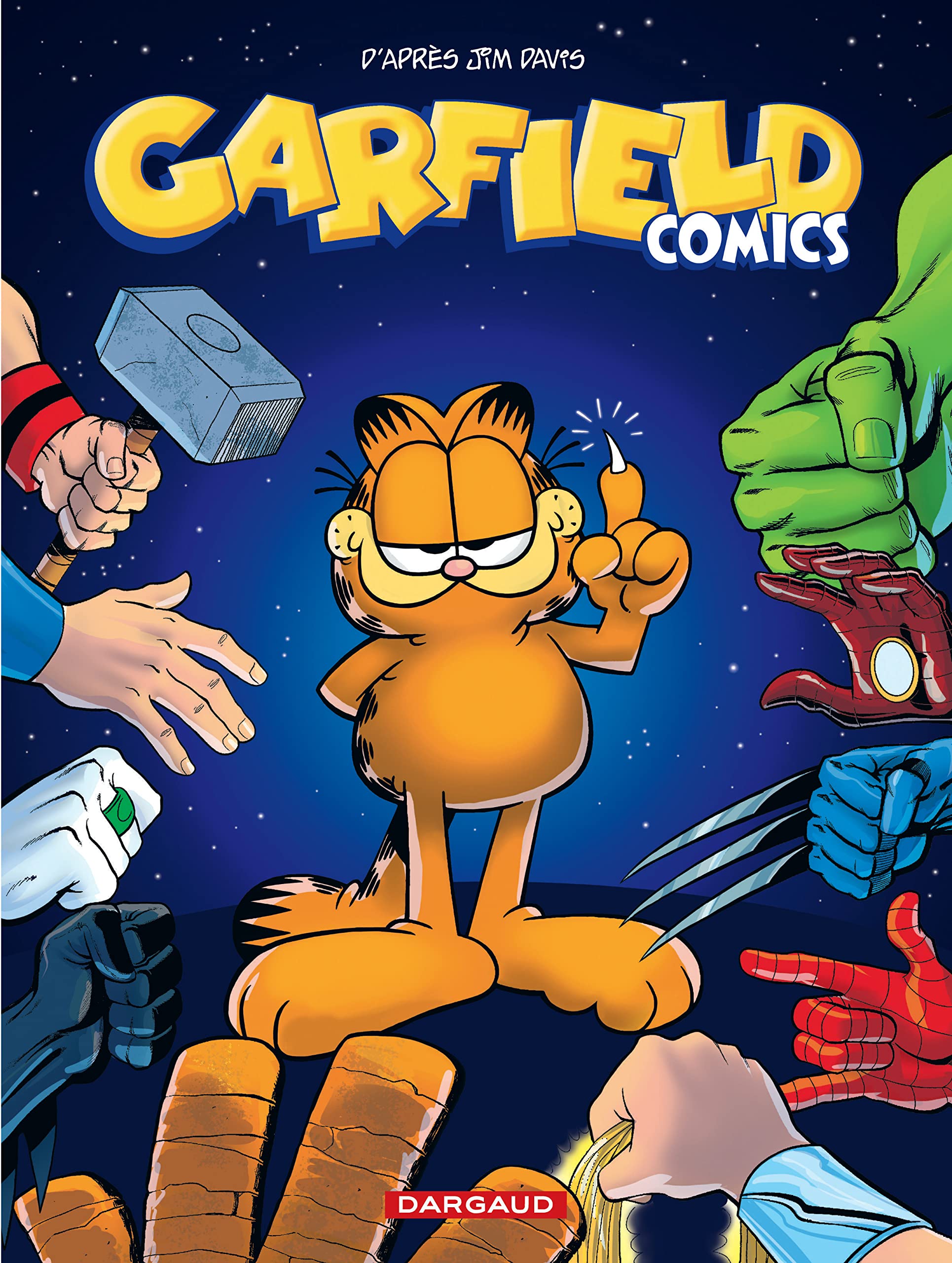 jaquette livre Garfield Comics - tome 1 - Ultra-Puissant-Man