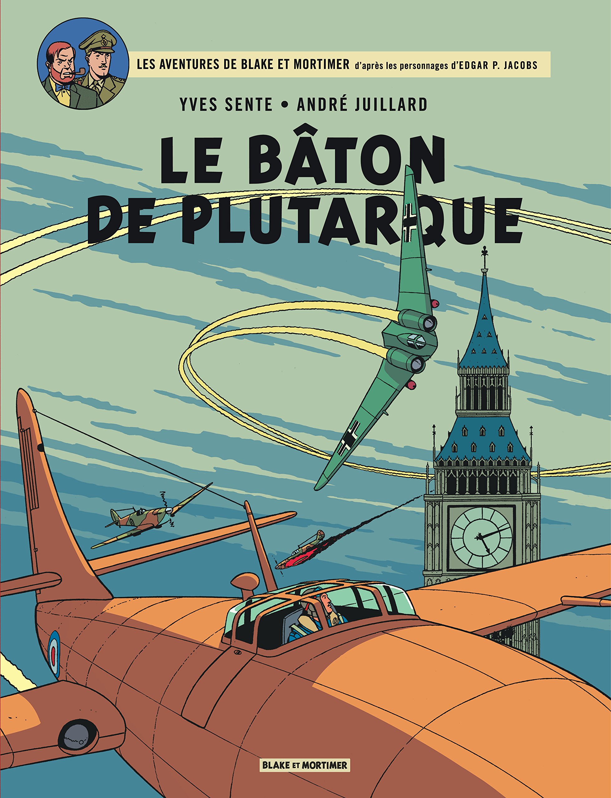 jaquette livre Blake & Mortimer - tome 23 - Bâton de Plutarque (Le)