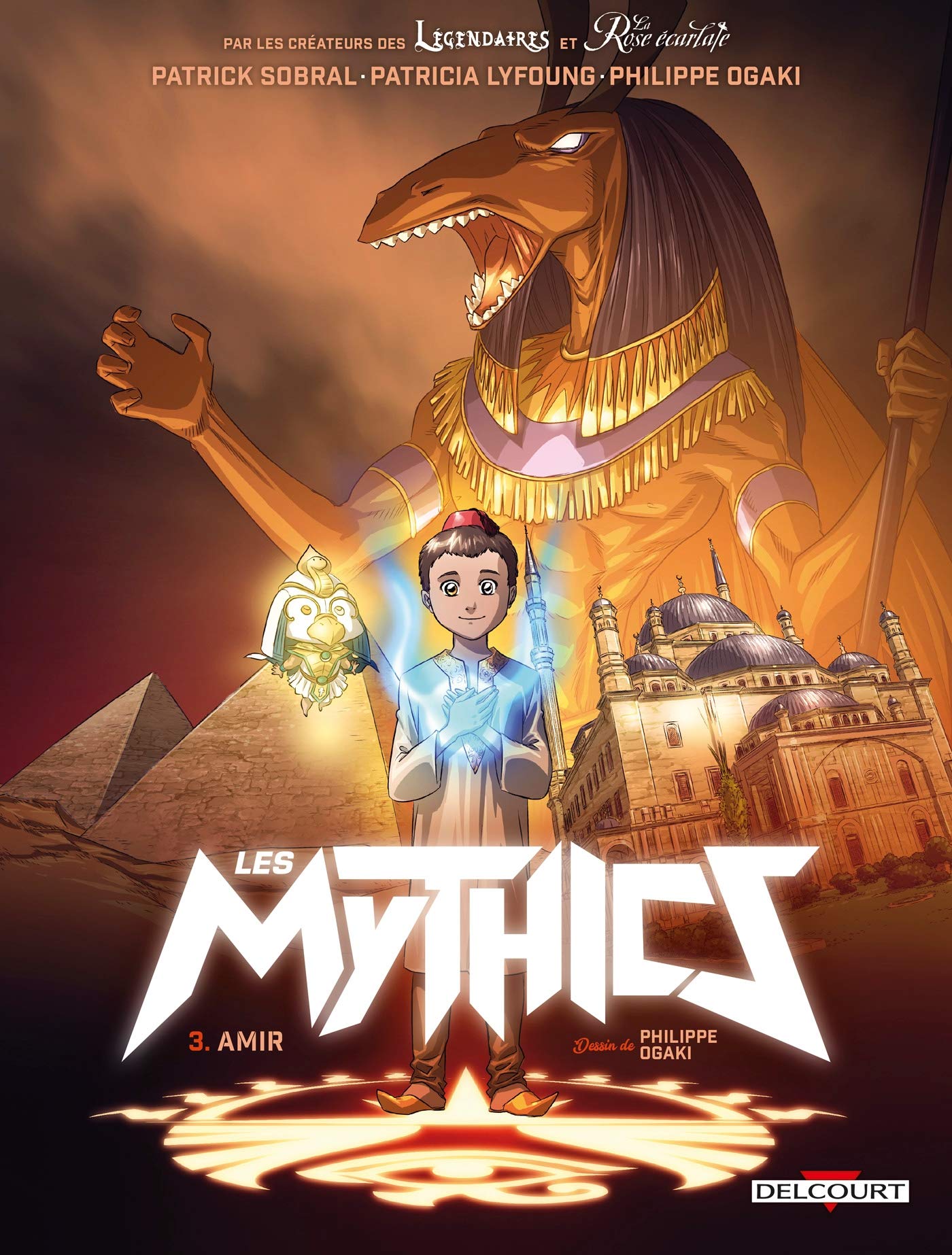jaquette livre Mythics T03. Amir