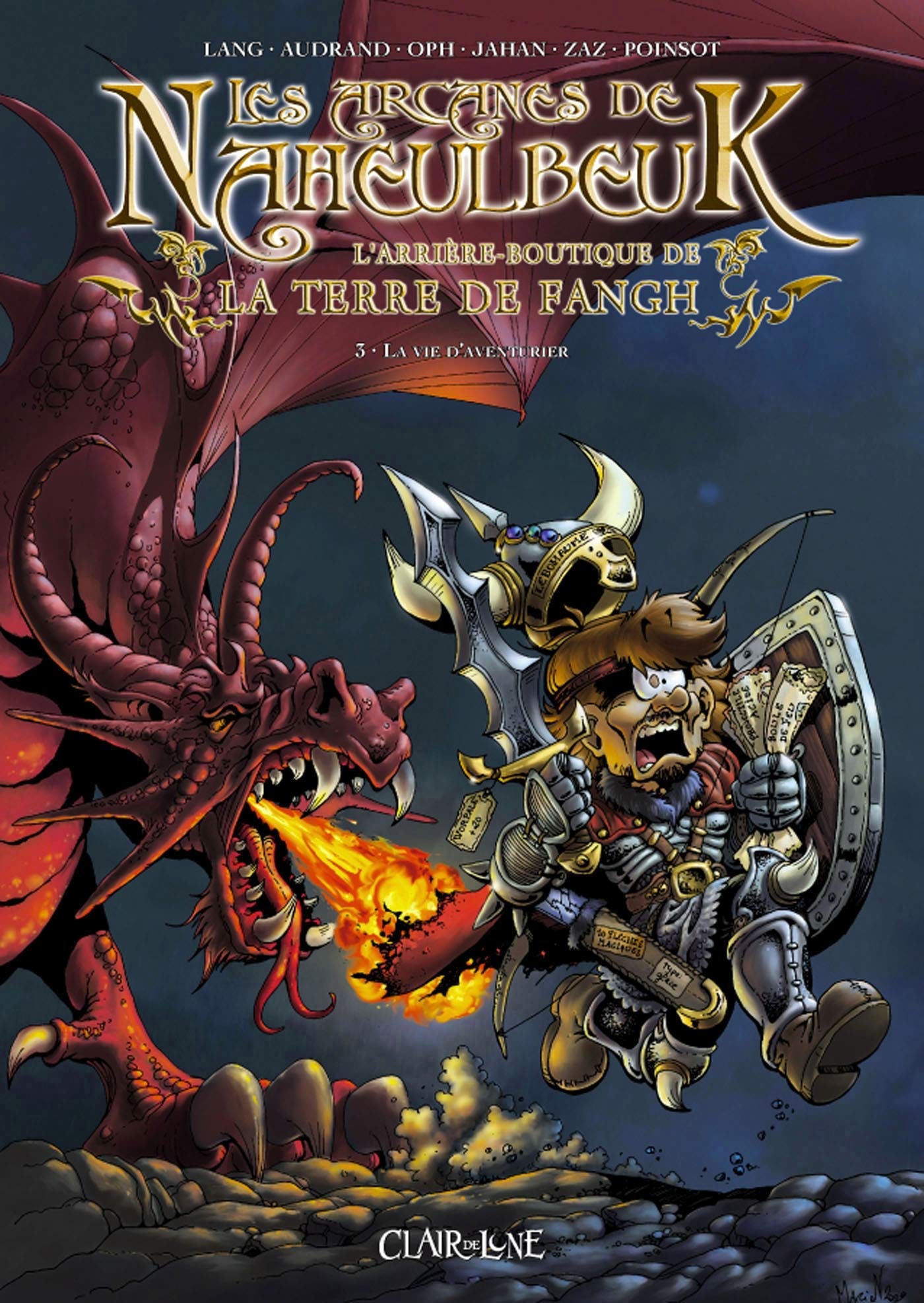jaquette livre Les Arcanes de Naheulbeuk - tome 3 (03)