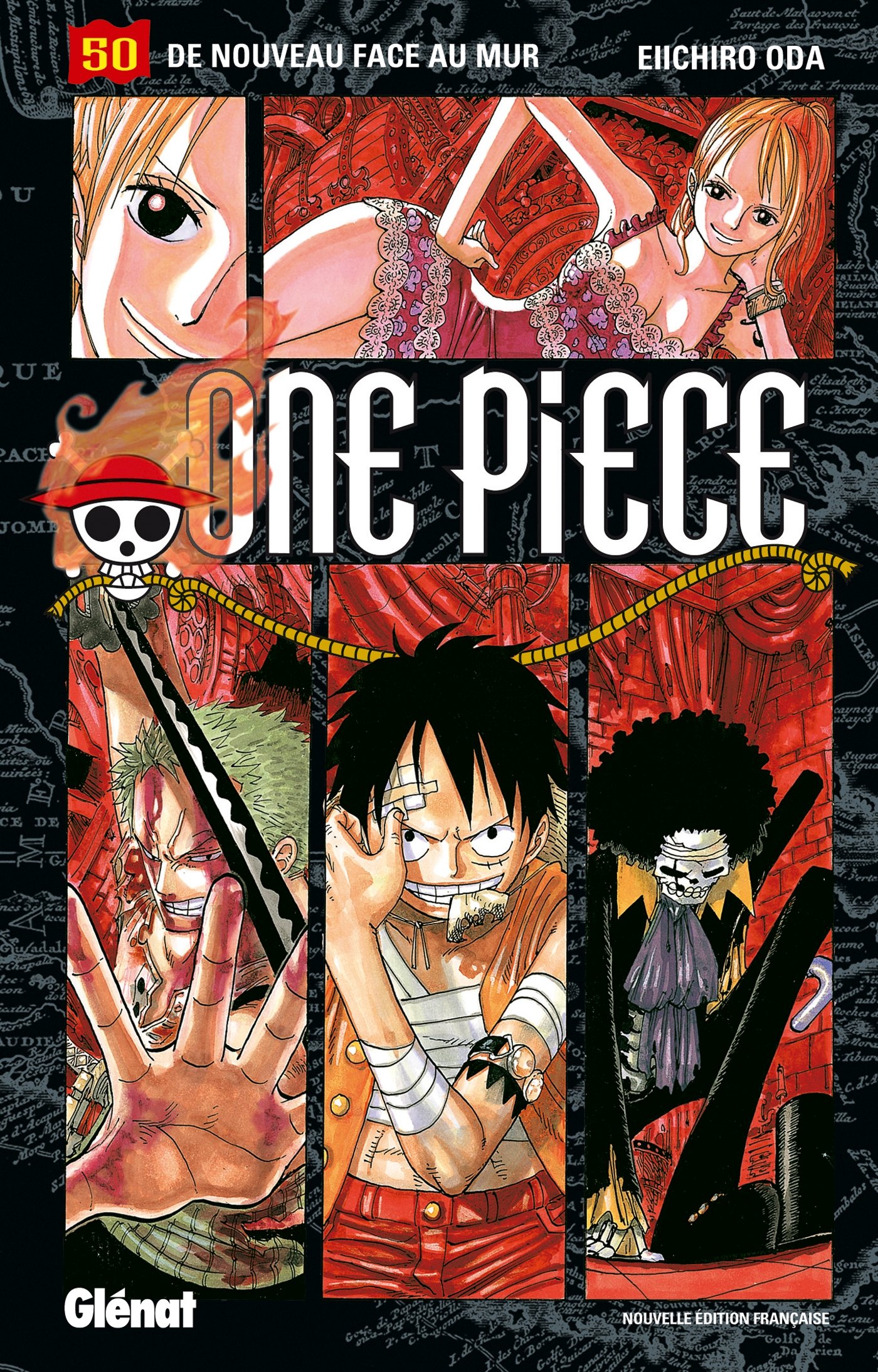 jaquette livre One Piece - Édition originale - Tome 50: De nouveau face au mur
