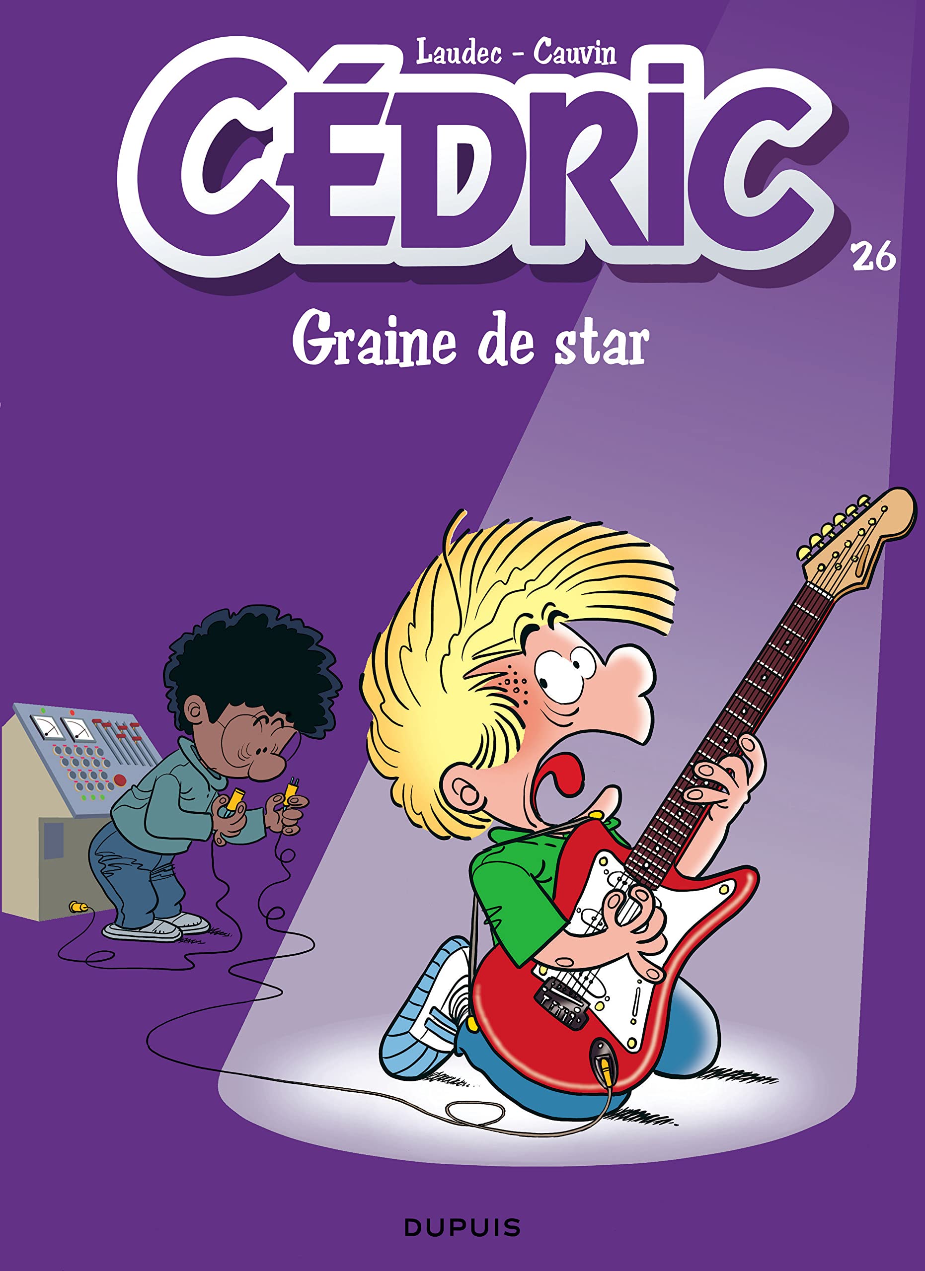 jaquette livre Cédric - tome 26 - Graine de star