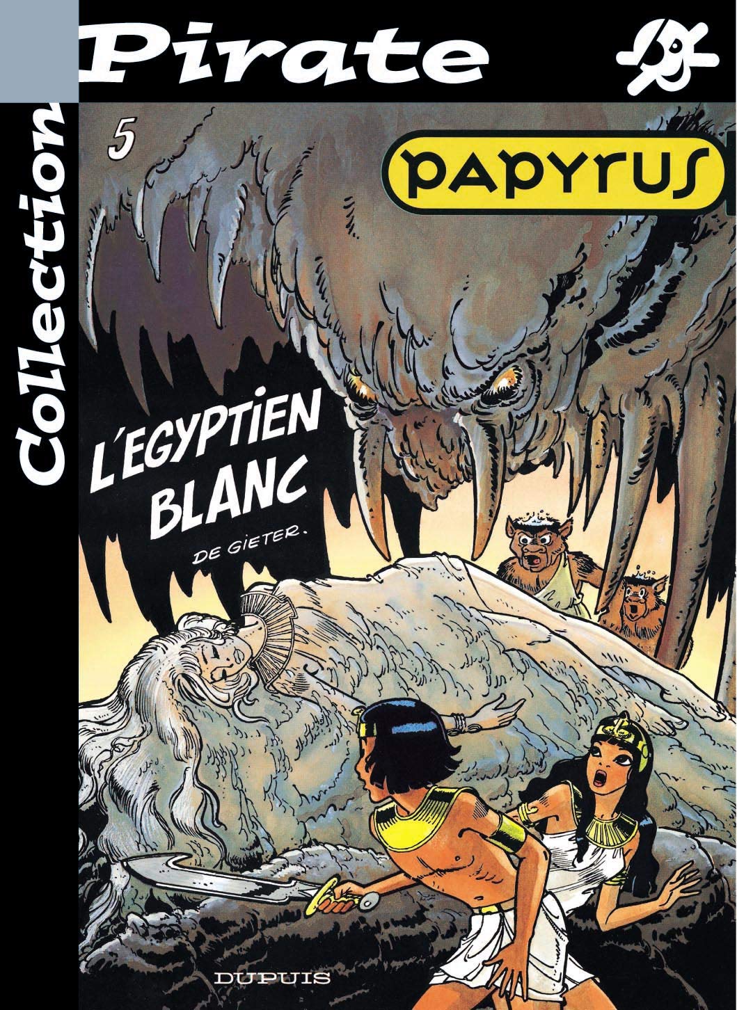 jaquette livre BD Pirate : Papyrus, tome 5 : L'Egyptien blanc