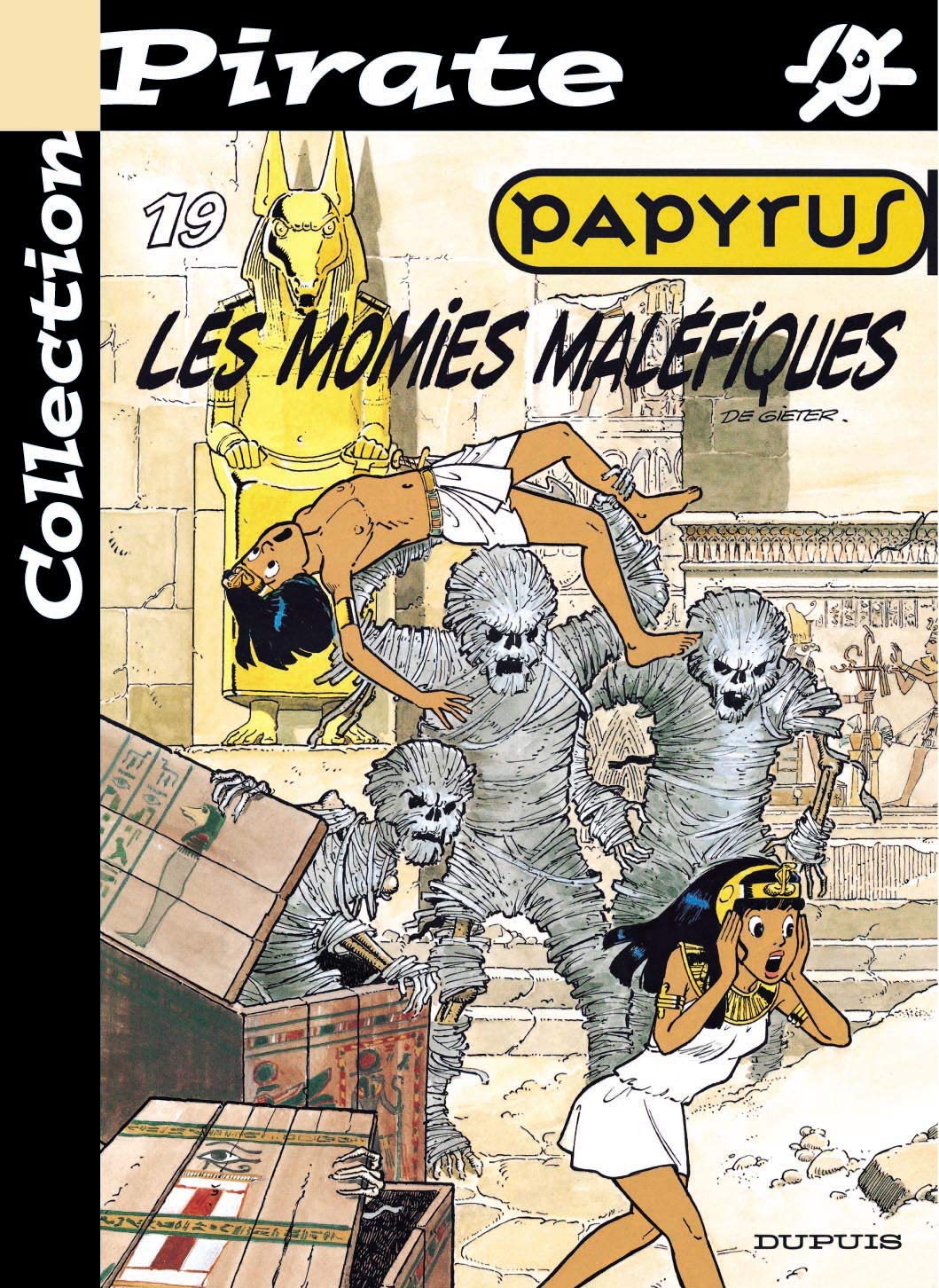 jaquette livre BD Pirate : Papyrus, tome 19 : Les momies maléfiques