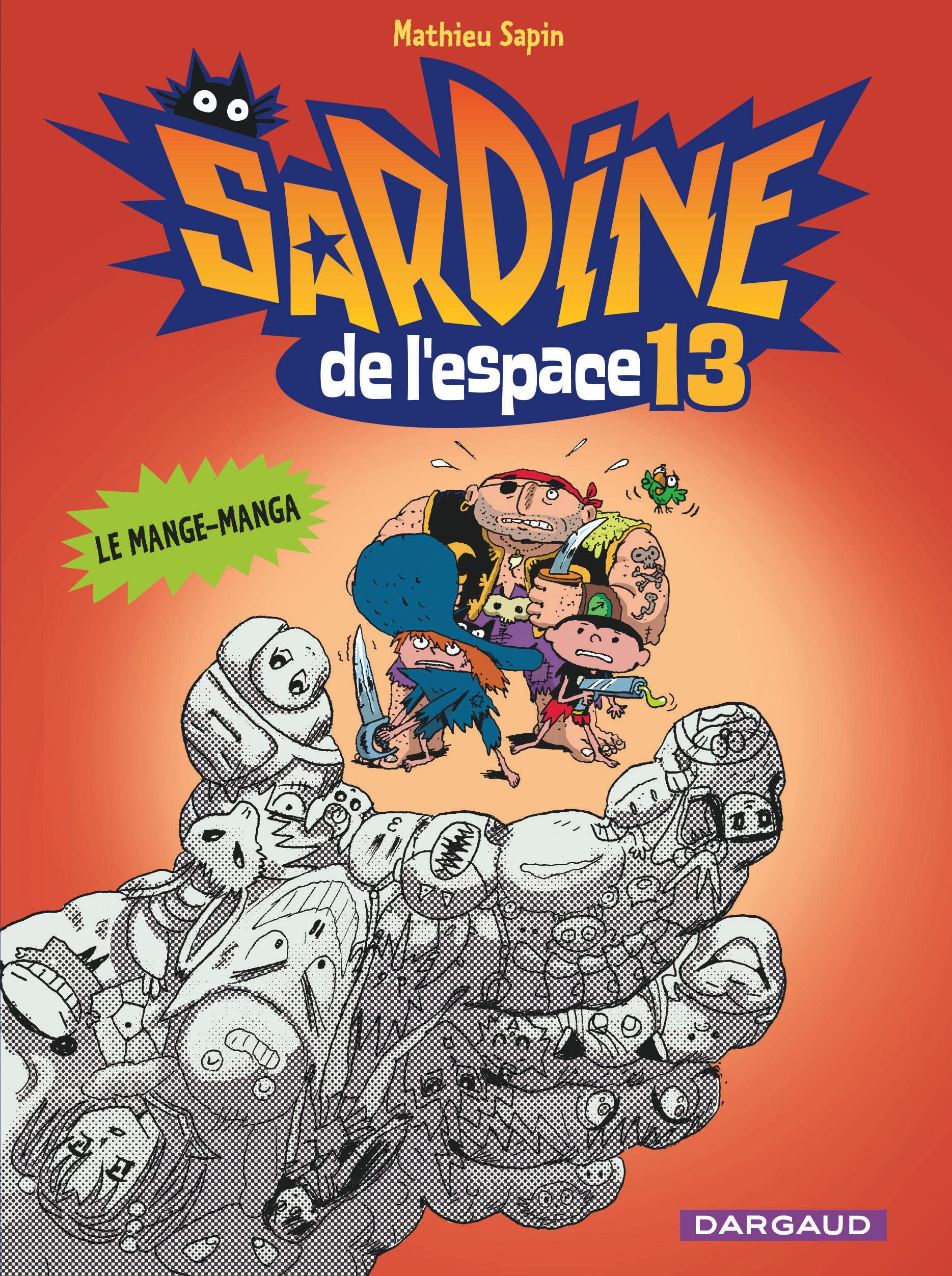 jaquette livre Sardine de l'espace - tome 13 - Le mange-manga (13)