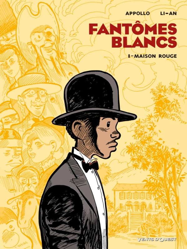 jaquette livre Fantômes Blancs Tome 1 - Maison Rouge