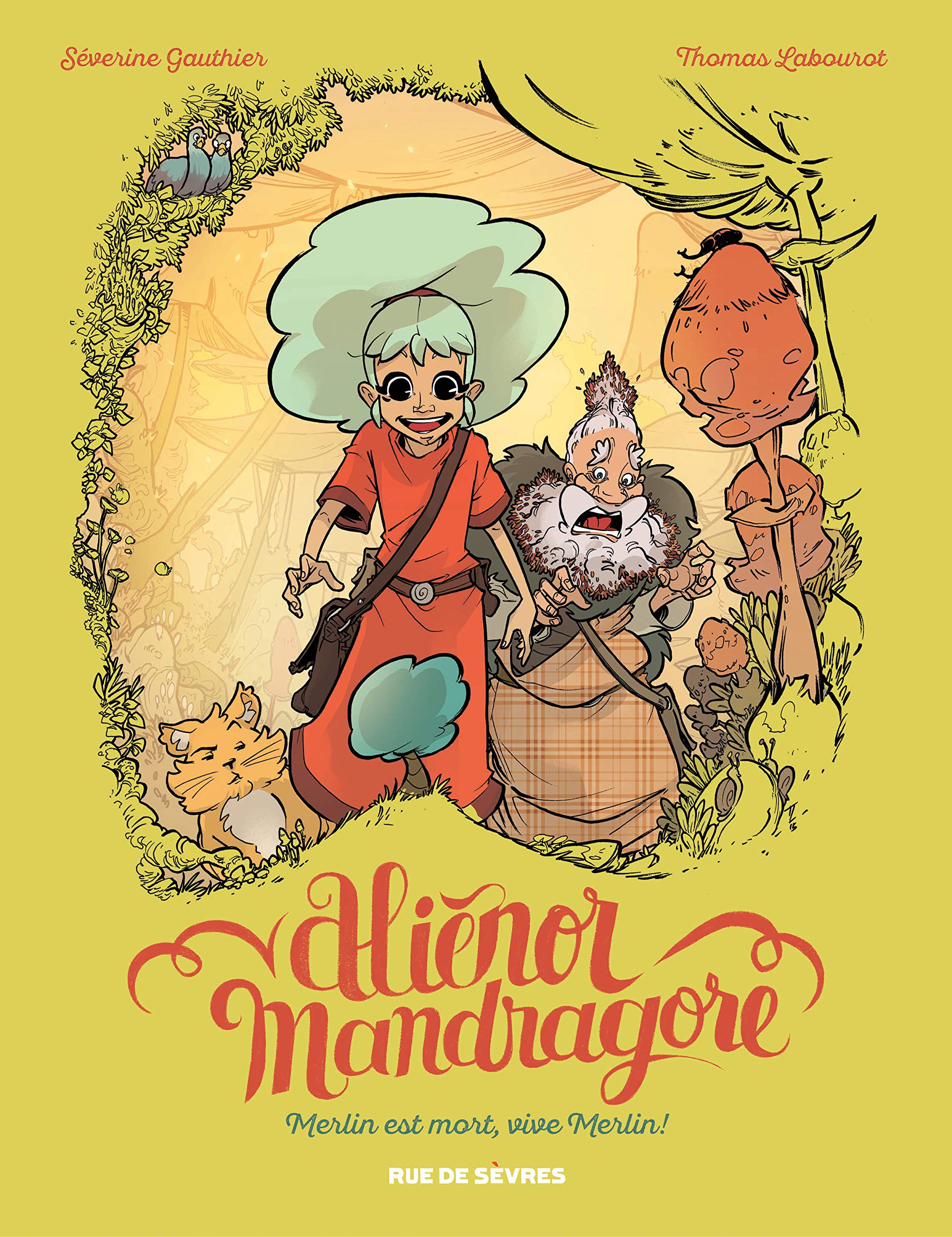 jaquette livre Alienor Mandragor, Tome 1 : Merlin est mort vive Merlin