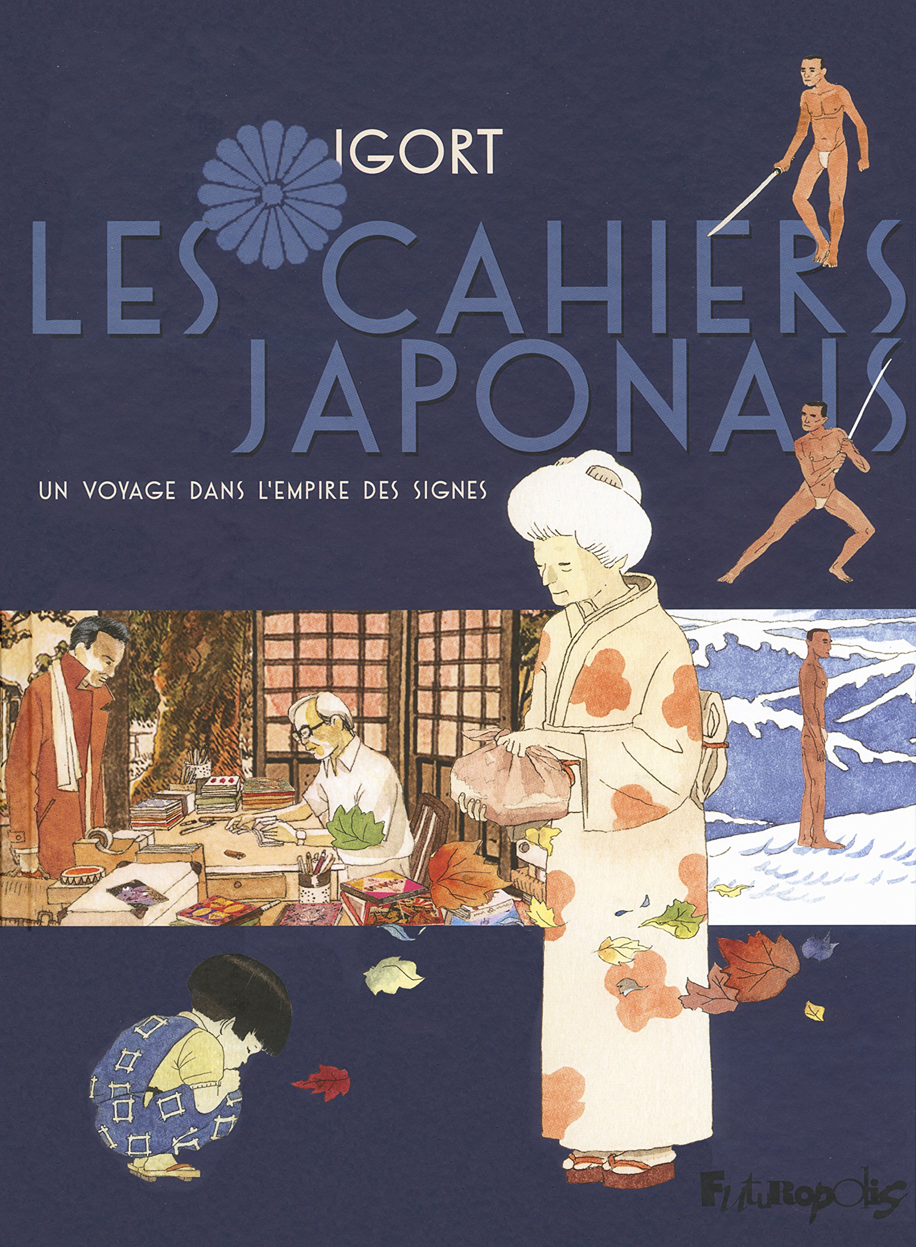 jaquette livre Les Cahiers Japonais (Tome 1-Un voyage dans l'empire des signes)