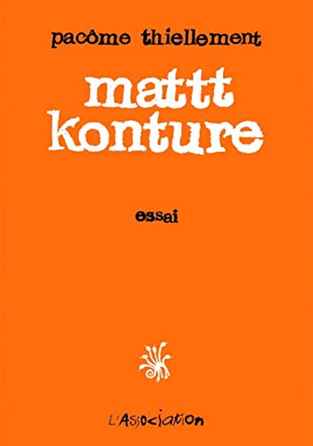 jaquette livre Matt Konture