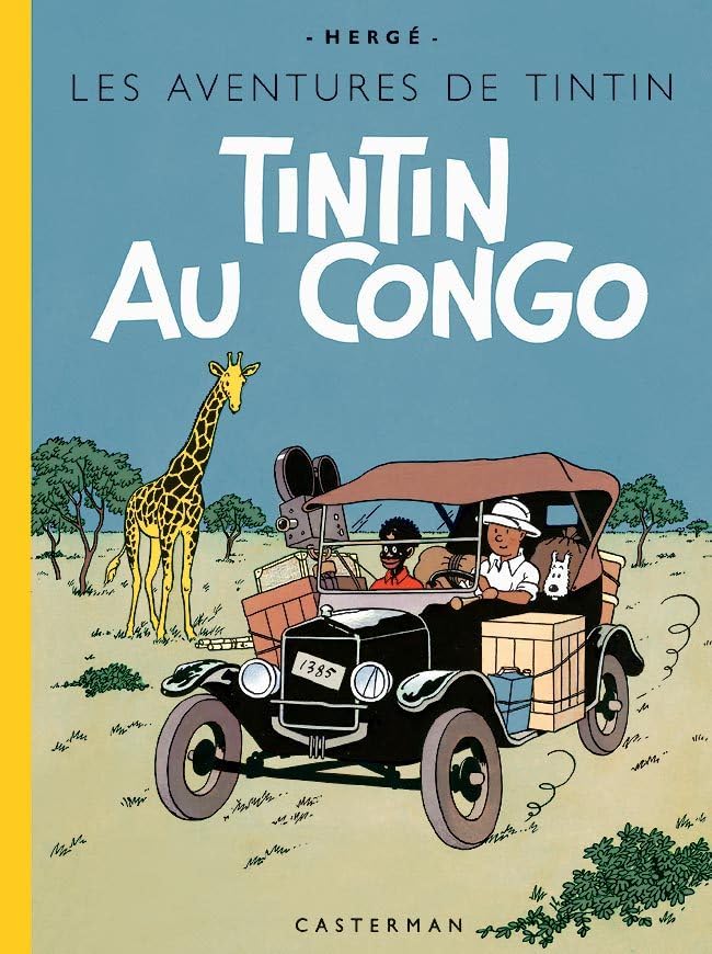 jaquette livre Les Aventures De Tintin - Tintin Au Congo - Edition Fac-Similé En Couleurs