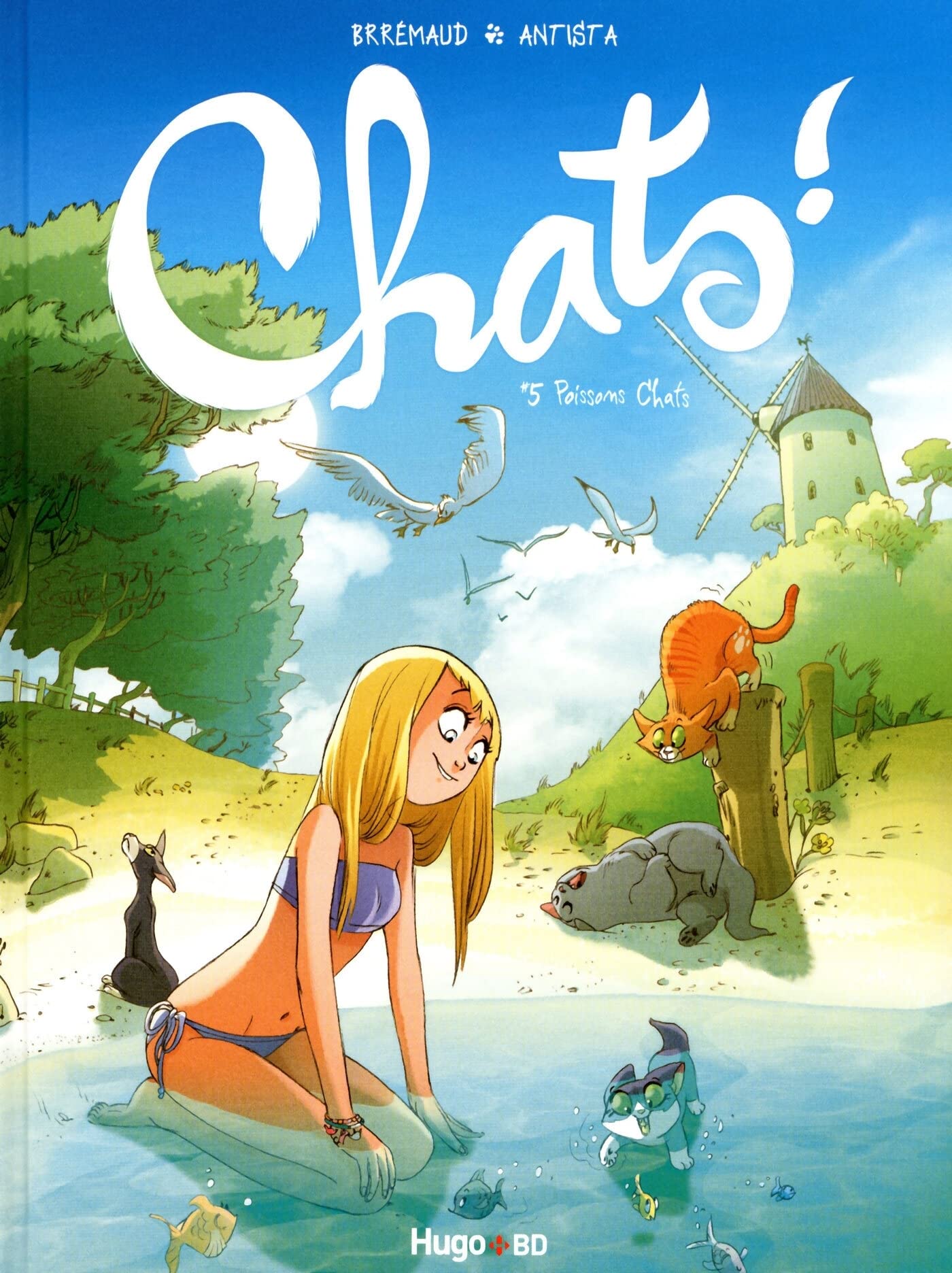 jaquette livre Chats ! T05 Poissons chats (05)