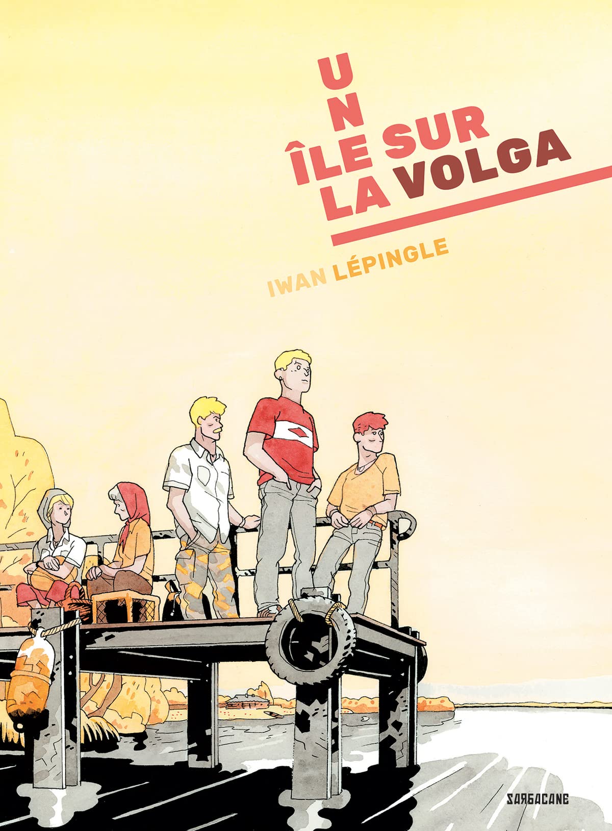jaquette livre Une île sur la Volga