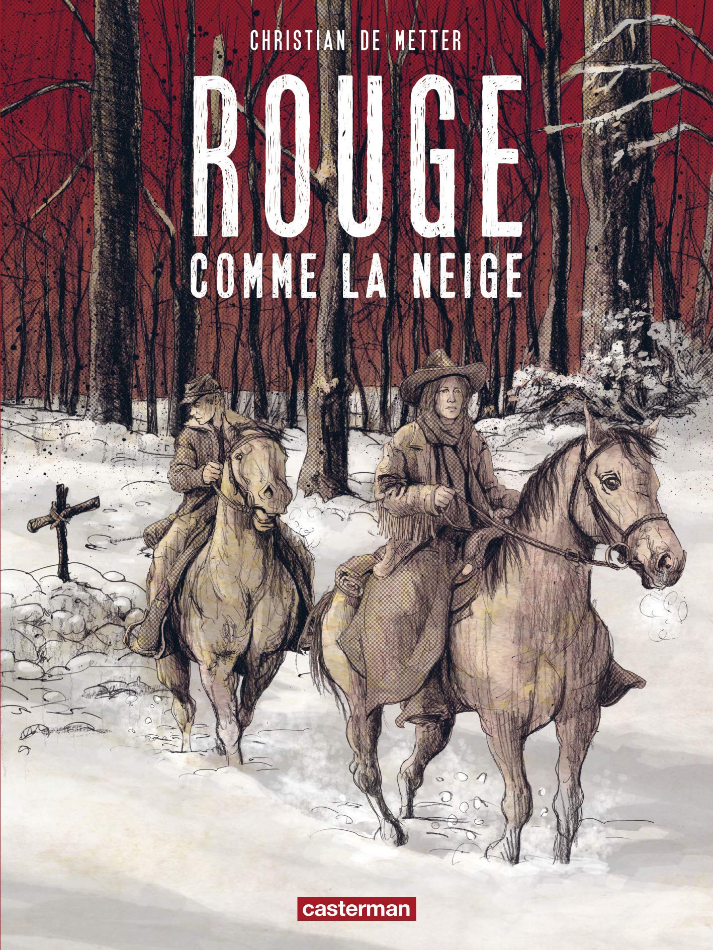 jaquette livre Rouge comme la neige