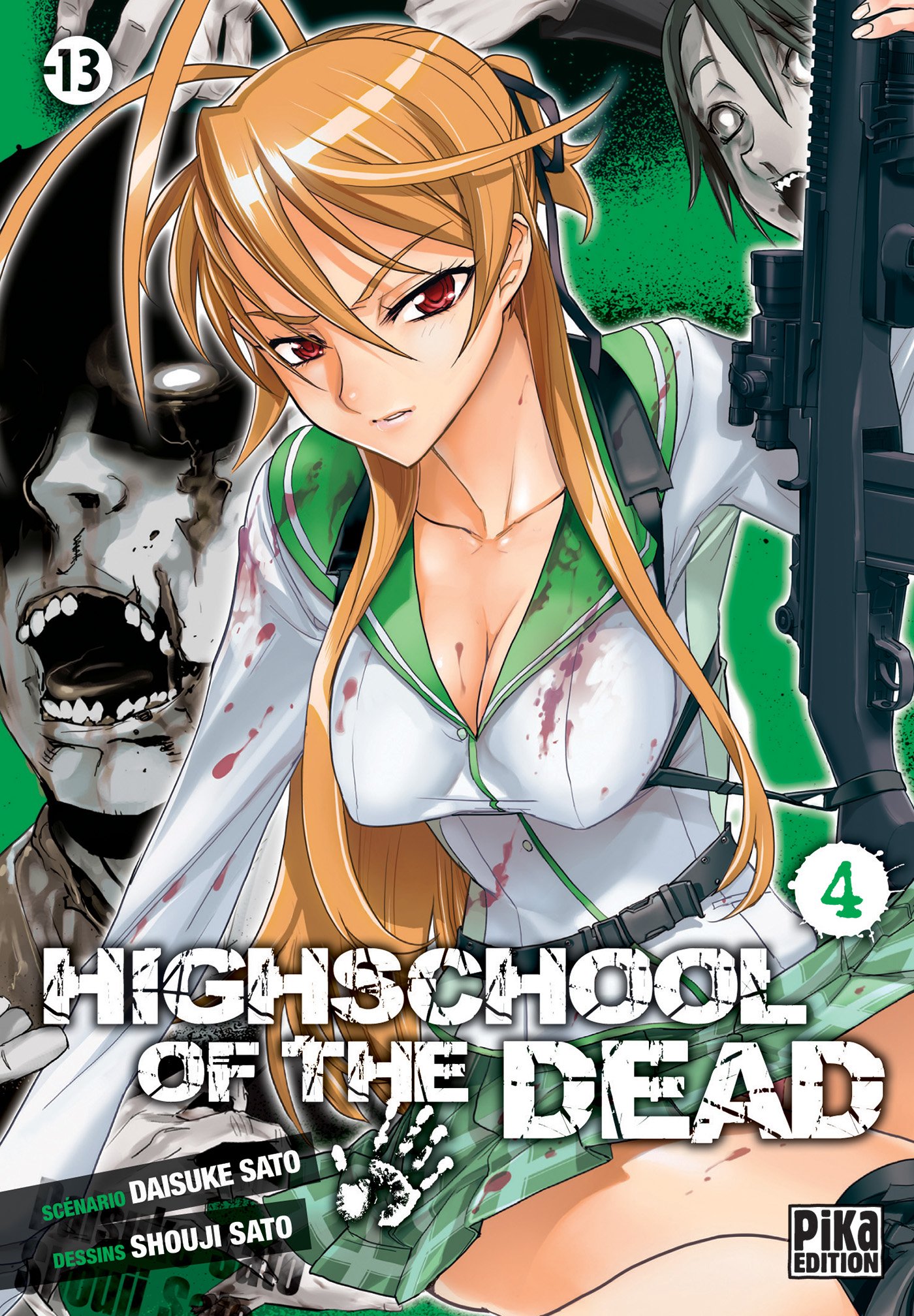 jaquette livre High school of the dead Vol.4