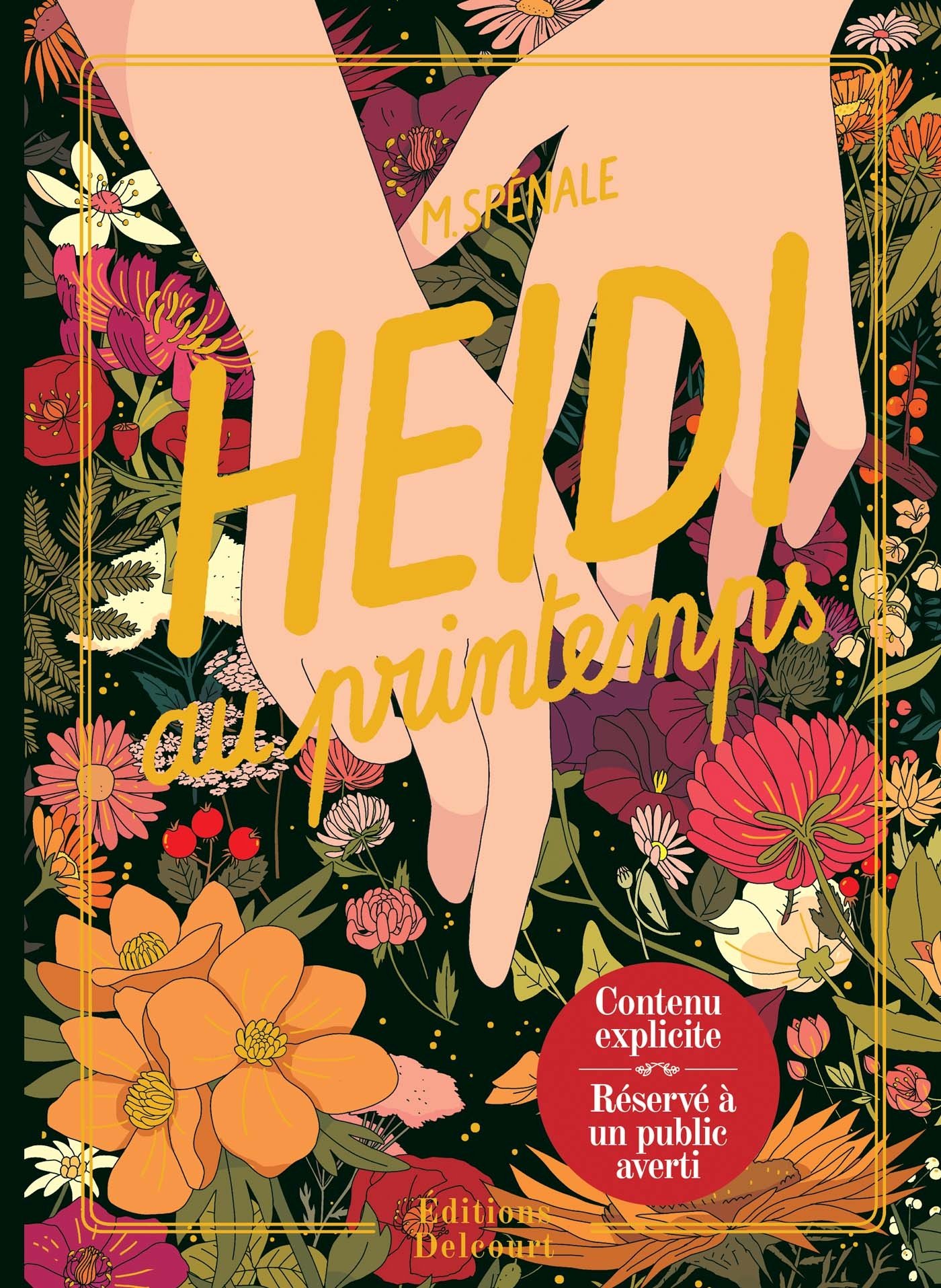 jaquette livre Heidi au printemps