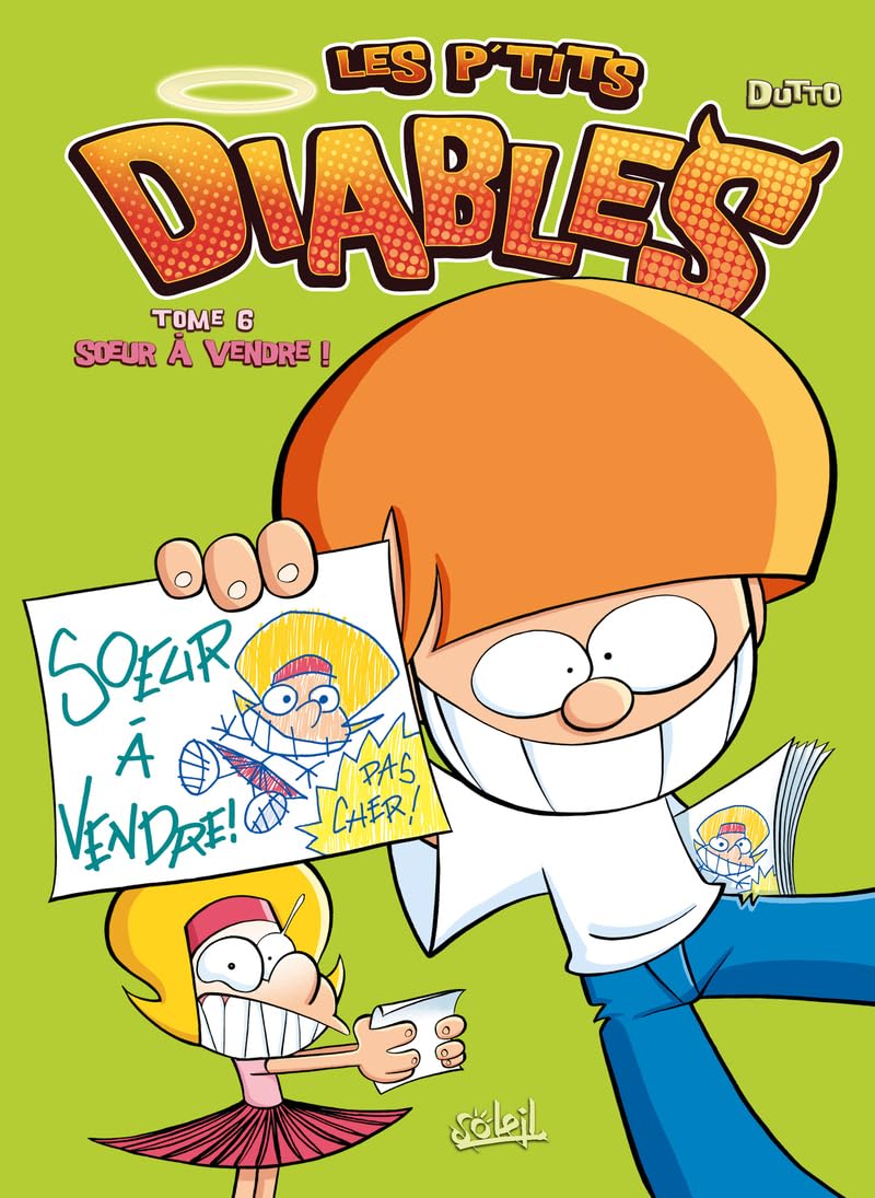 jaquette livre Les p'tits diables, Tome 6 : Soeur à vendre !