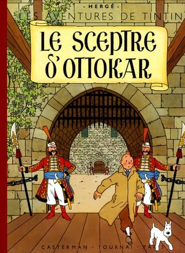 jaquette livre Les Aventures De Tintin - Le Sceptre D'ottokar - Edition Fac-Similé En Couleurs