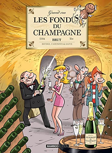 jaquette livre Les Fondus Du Champagne Brut