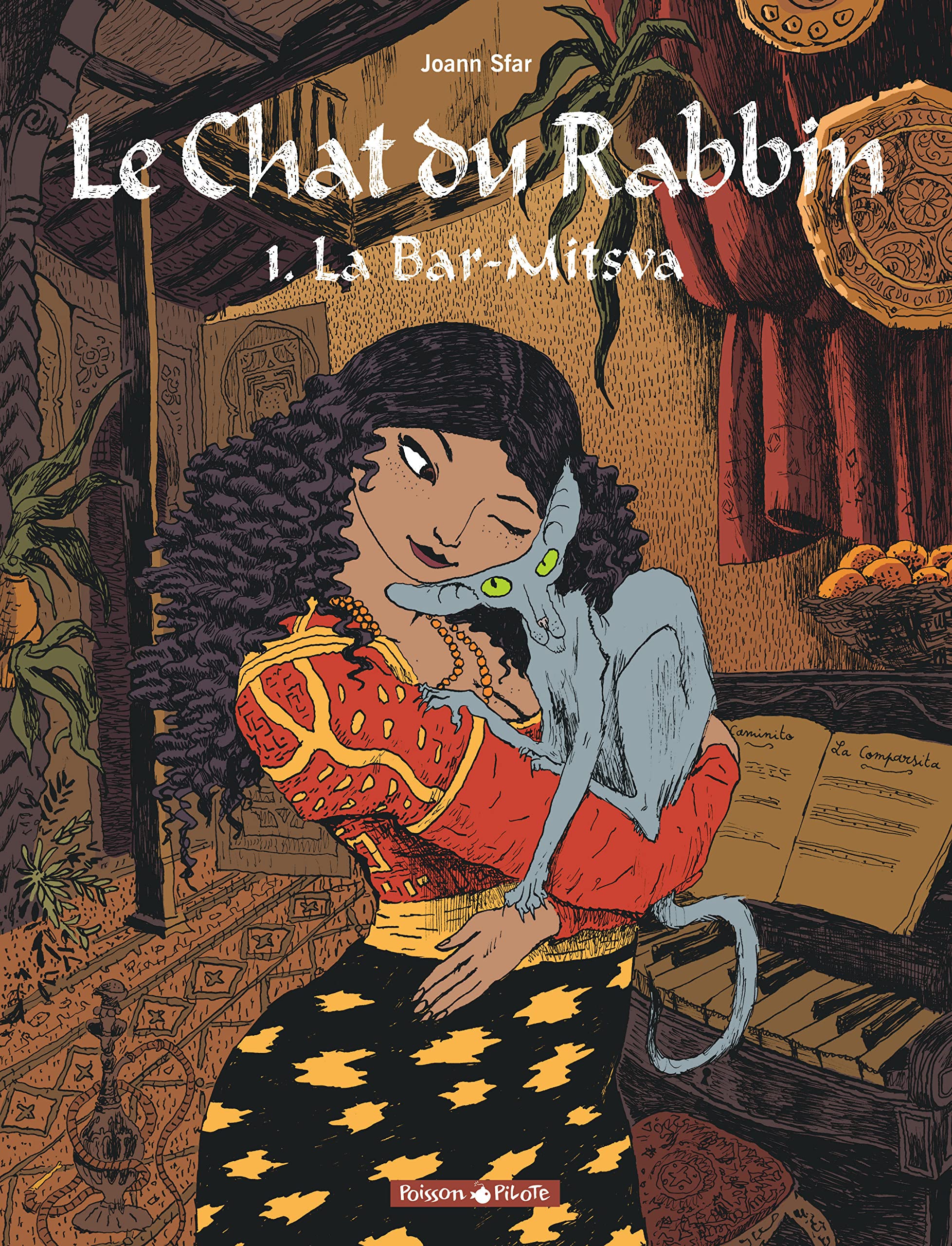 jaquette livre Le Chat du Rabbin, tome 1 : La Bar-Mitsva