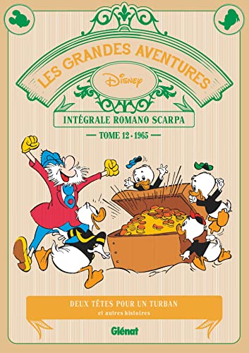 jaquette livre Les Grandes Aventures - Intégrale Romano Scarpa Tome 12 - 1965 - Deux Têtes Pour Un Turban Et Autres Histoires