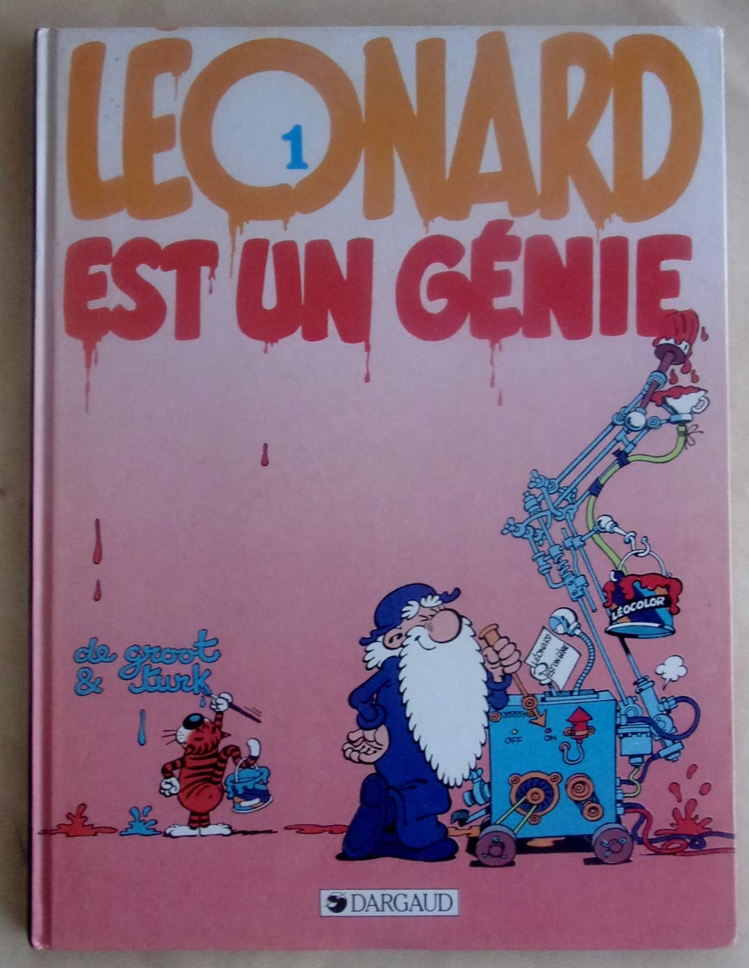 jaquette livre LEONARD NUMERO 1 : LEONARD EST UN GENIE