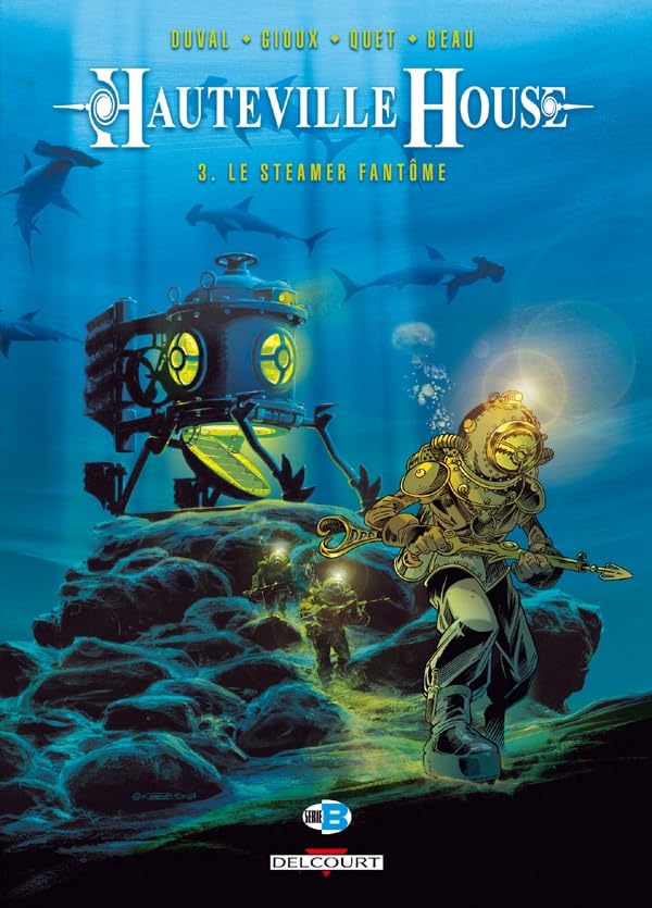 jaquette livre Hauteville House Tome 3 - Le Steamer Fantôme