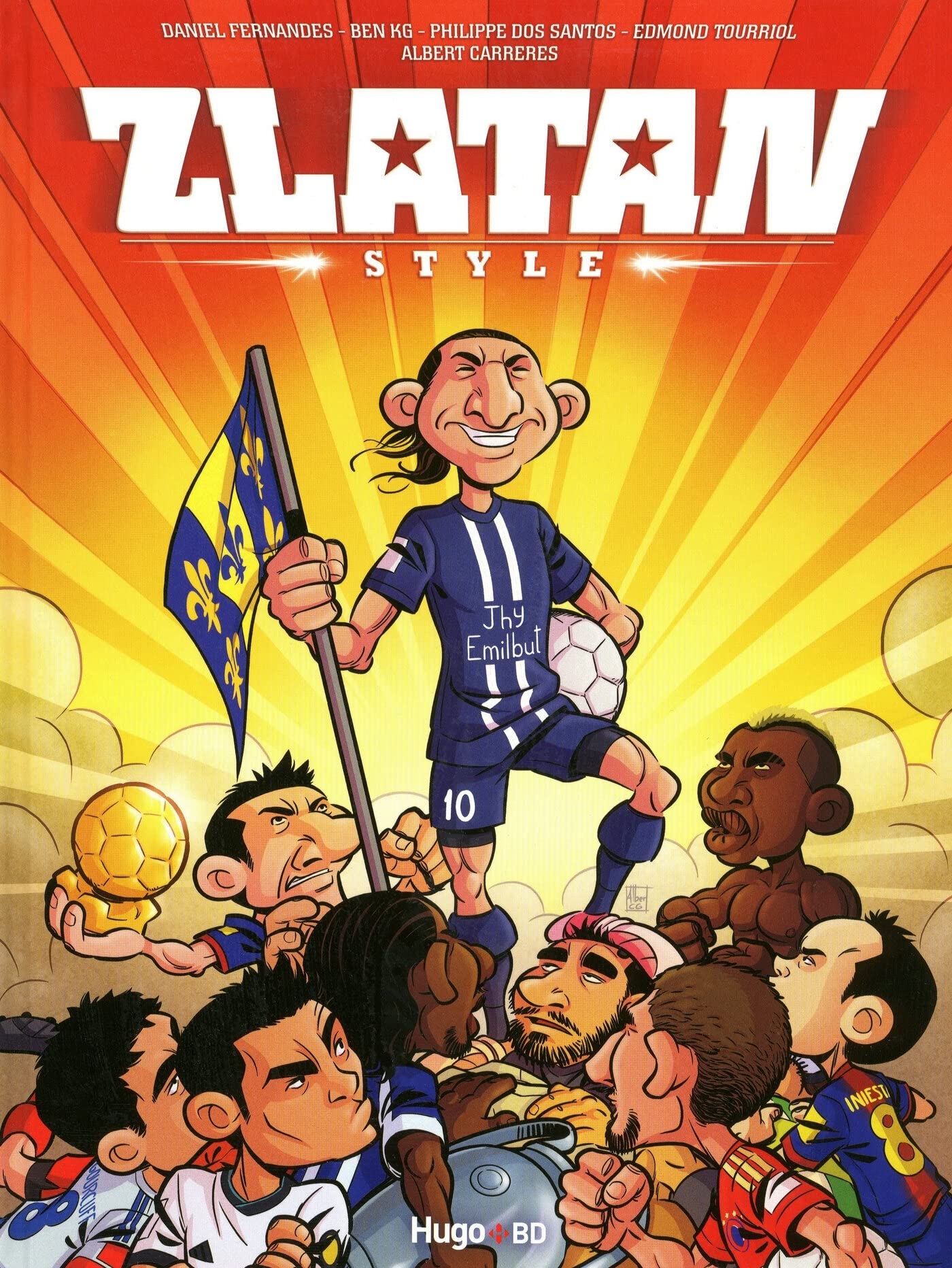 jaquette livre Zlatan style