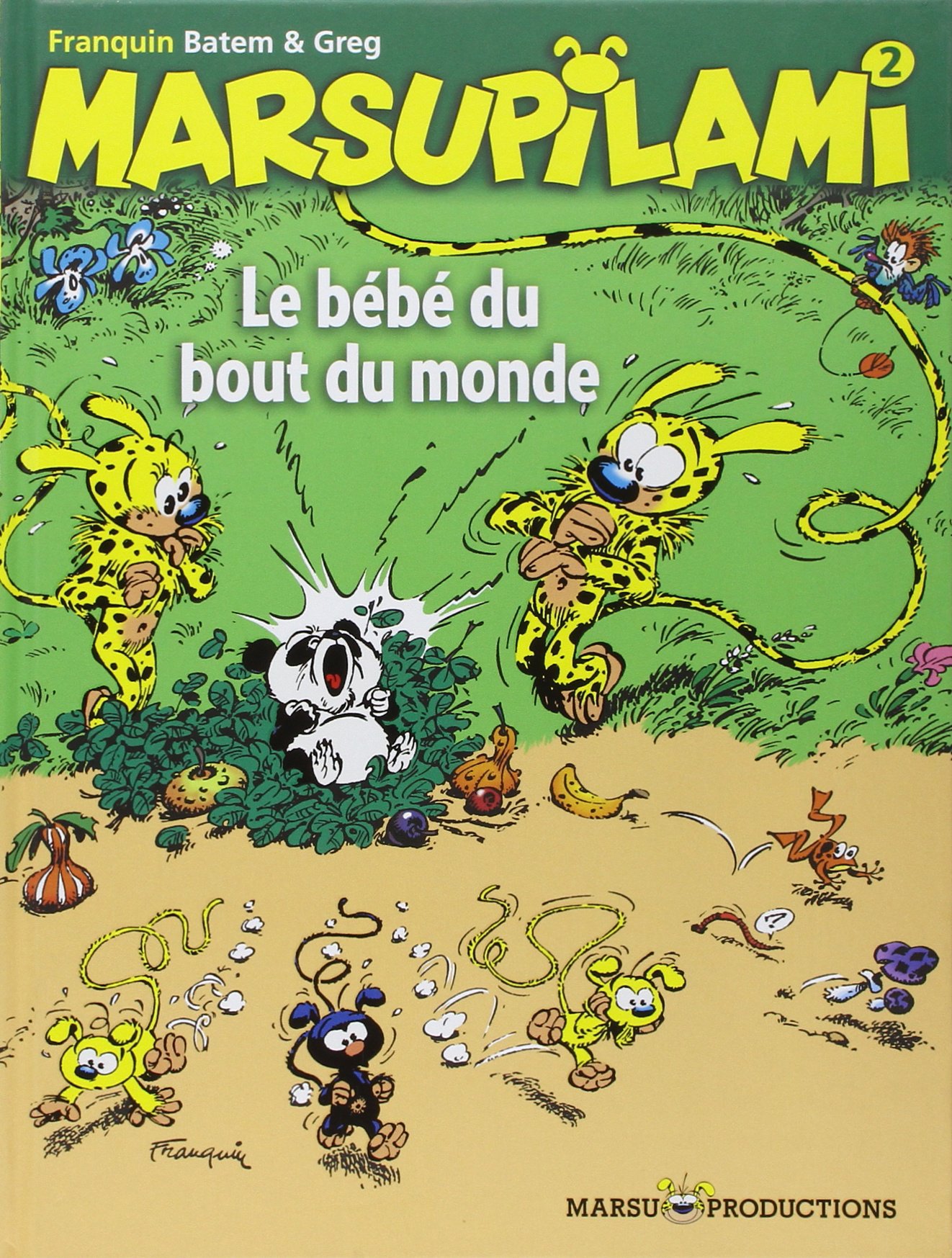 jaquette livre Le Marsupilami, tome 2 : Le Bébé du bout du monde