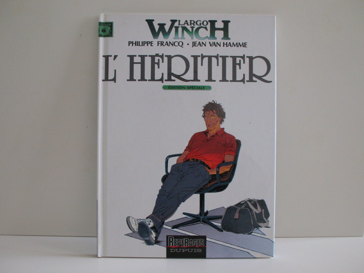 jaquette livre Largo Winch, tome 1 : L'Héritier