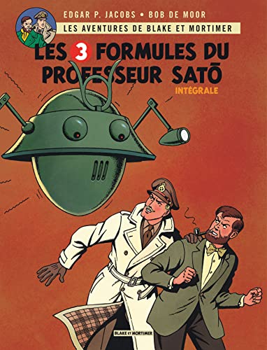 jaquette livre Les Aventures De Blake Et Mortimer Intégrale - Les 3 Formules Du Professeur Sato - Tomes 1 Et 2