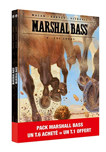 jaquette livre Marshal Bass Tome 6 - Los Lobos - Avec Marshall Bass Tome 1, Black & White Offert
